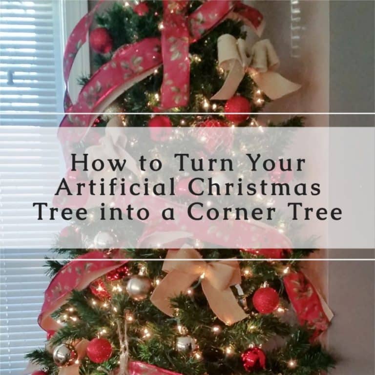 DIY Corner Christmas tree