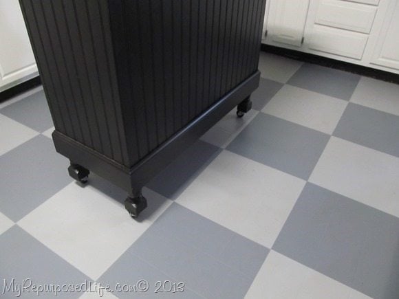Painting a Kitchen Floor {updating the color}