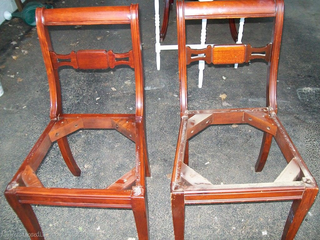 Antique Table and Chairs (furniture refinishing) My Repurposed Life®