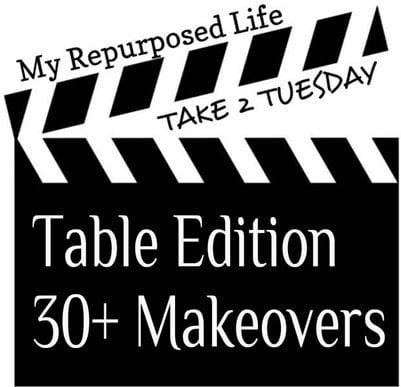 30+ table makeovers from My Repurposed Life-something for everyone