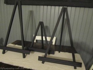 How to Make Small Display Easels