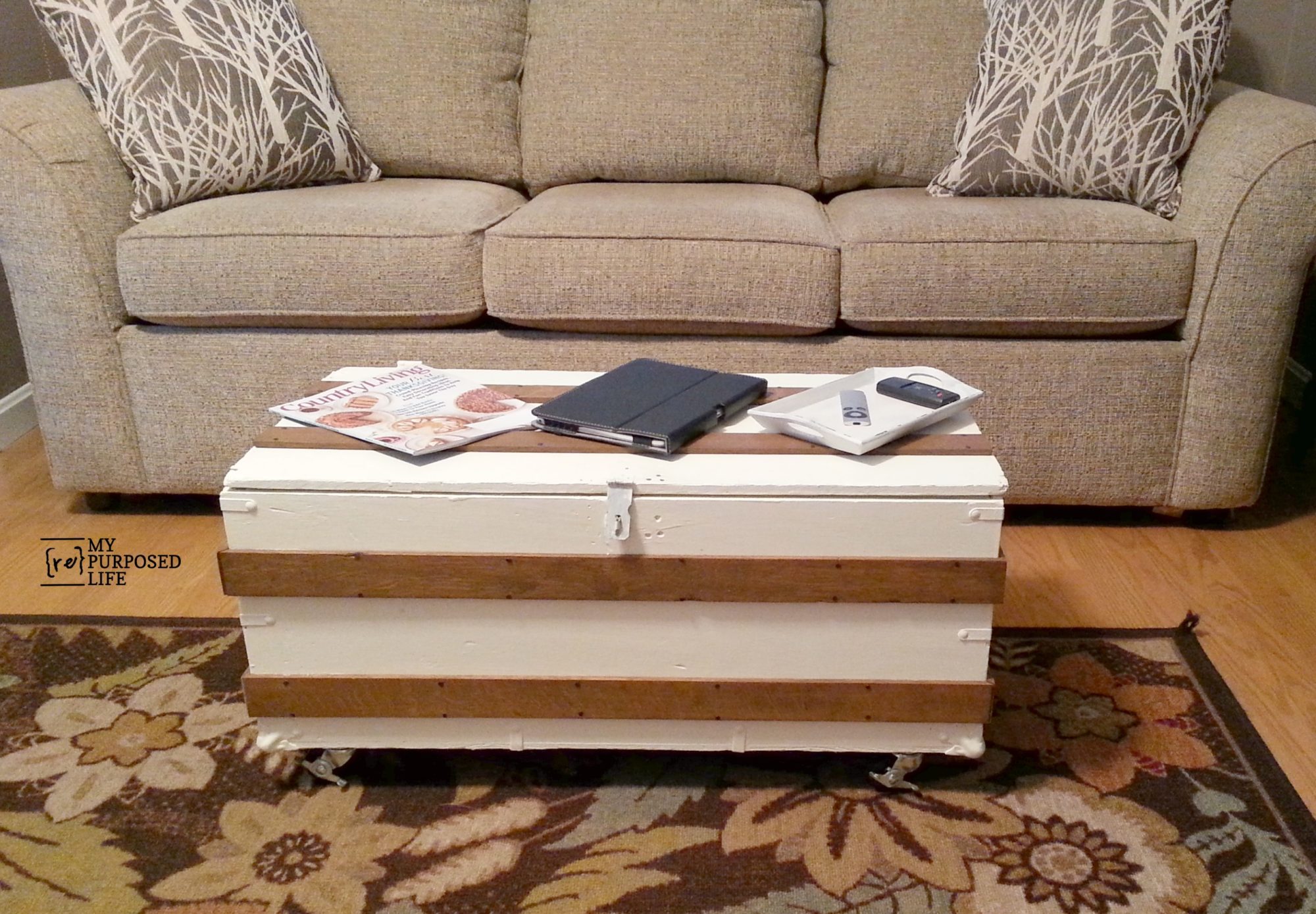 Repurposed Vintage Ammo Box Coffee Table My Repurposed Life®