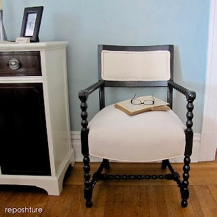how to upholster an antique chair