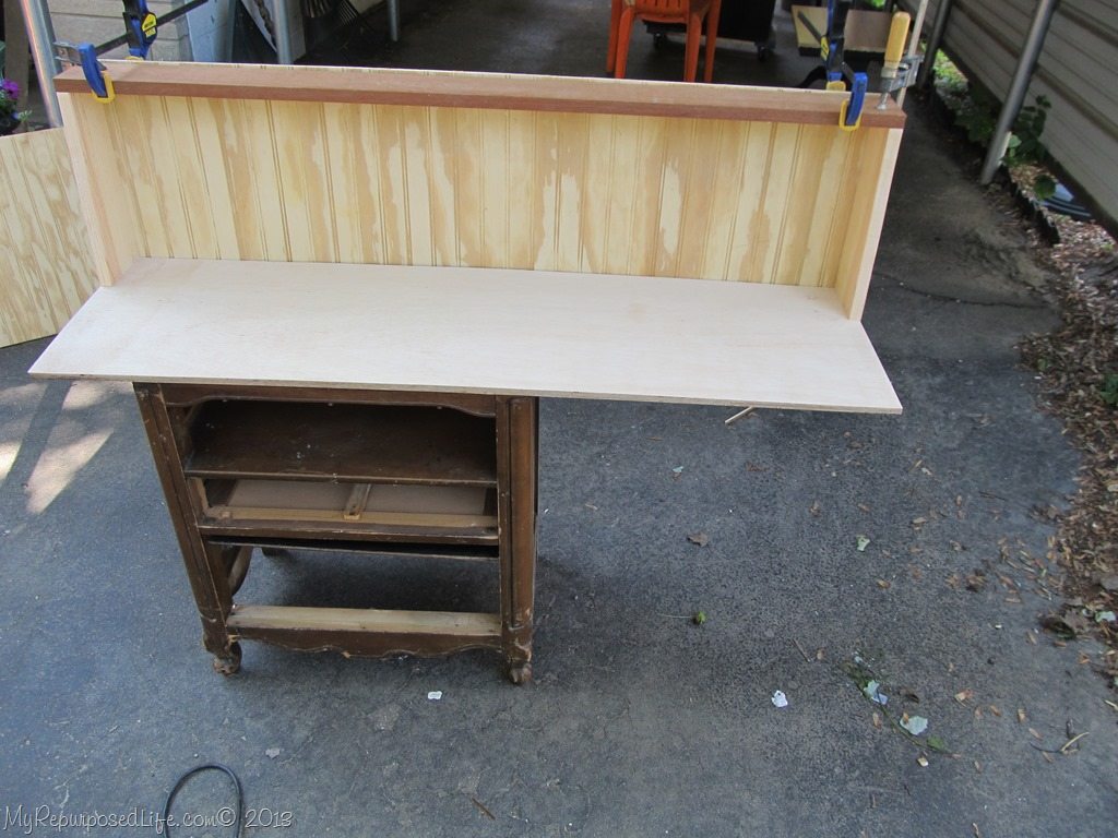 repurposed nightstand play kitchen