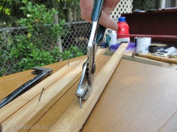 tip-how to remove finish nails