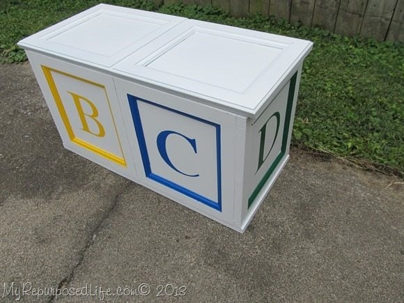 ABC blocks toy box