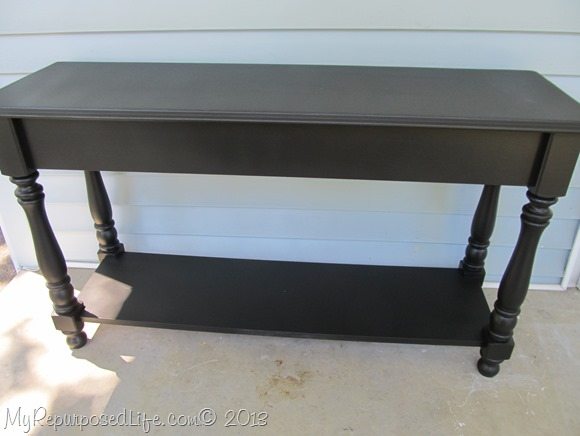 sofa table makeover