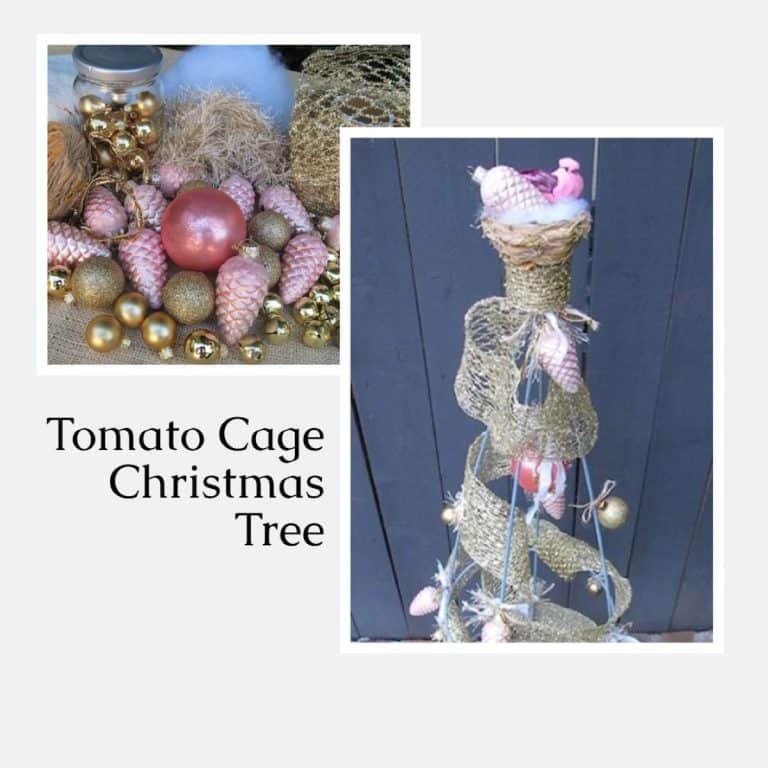Tomato Cage Christmas Tree