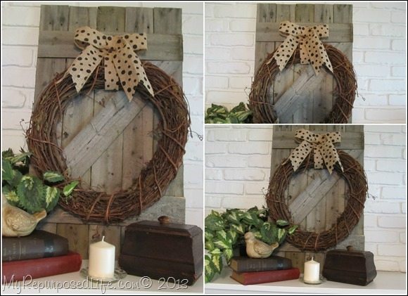 rustic mantel decor