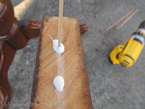 How to repair pedestals