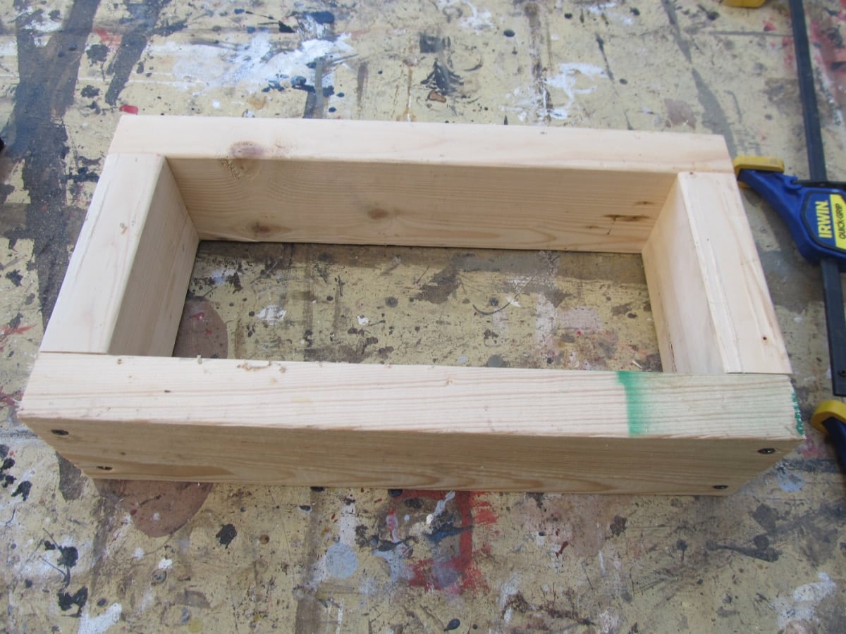 box for 2x4 stool