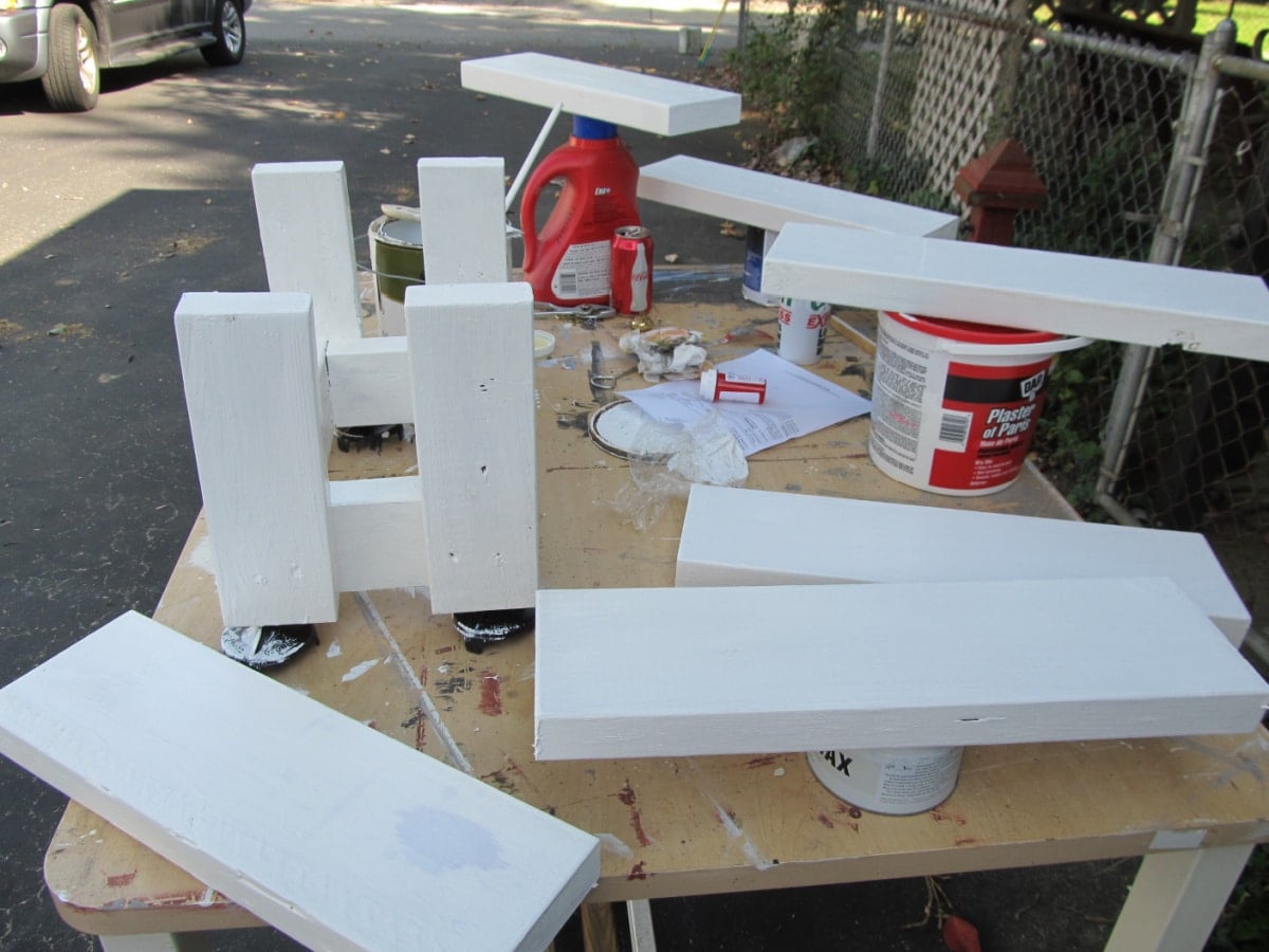 constructing small 2x4 benches and stools