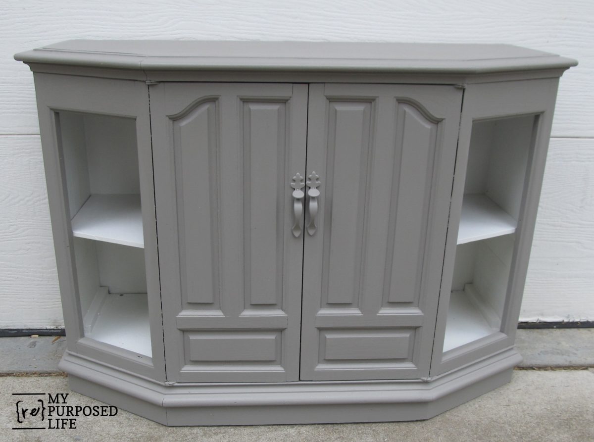 plastic console makeover