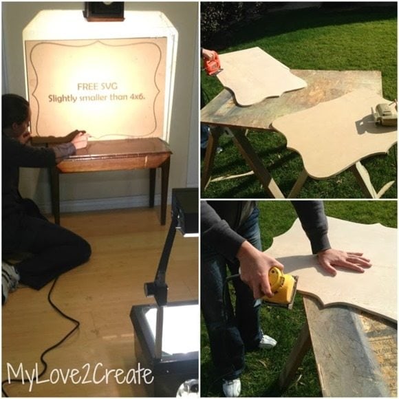 how to cut out a large frame 2