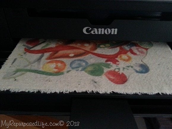 use your Canon printer to print on fabric