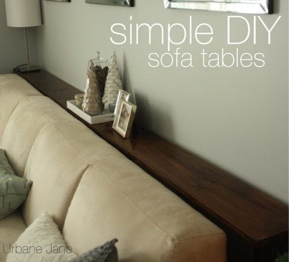 easy DIY Sofa Table
