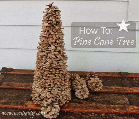 Pinecone Christmas trees