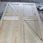 How to DIY barn doors for your home. Don't be intimidated, it's much easier than you think it is. Building two narrow doors to resemble one larger door was my goal. #MyRepurposedLife #diy #barndoor via @repurposedlife