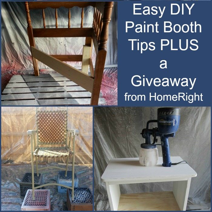 Easy DIY Paint Booth Tips Plus a GIVEAWAY