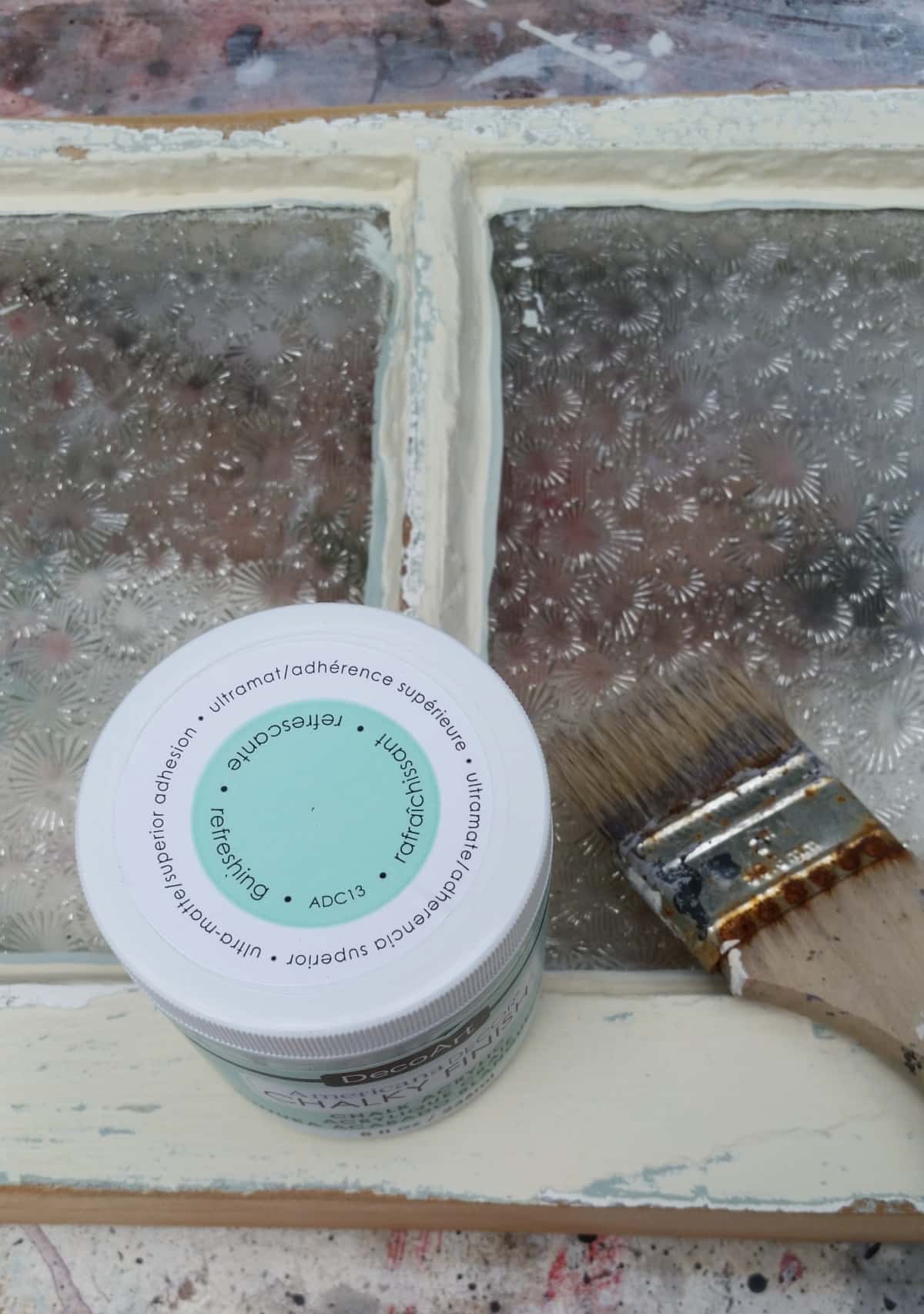 paint vintage window