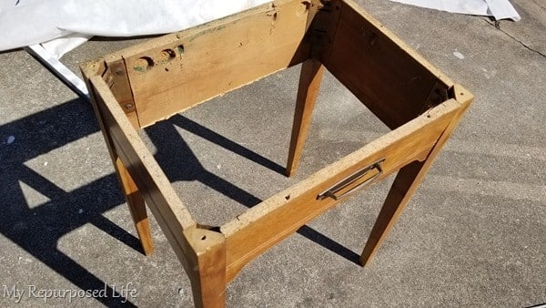 remove sewing cabinet lid and frame remove sewing cabinet lid and frame