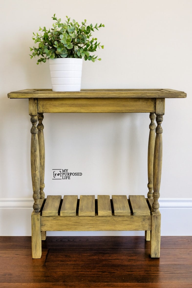 simple yellow table build