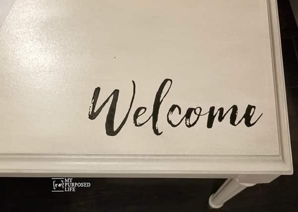 chalk couture welcome transfer chalkology paste on piano bench lid chalk couture welcome transfer chalkology paste on piano bench lid