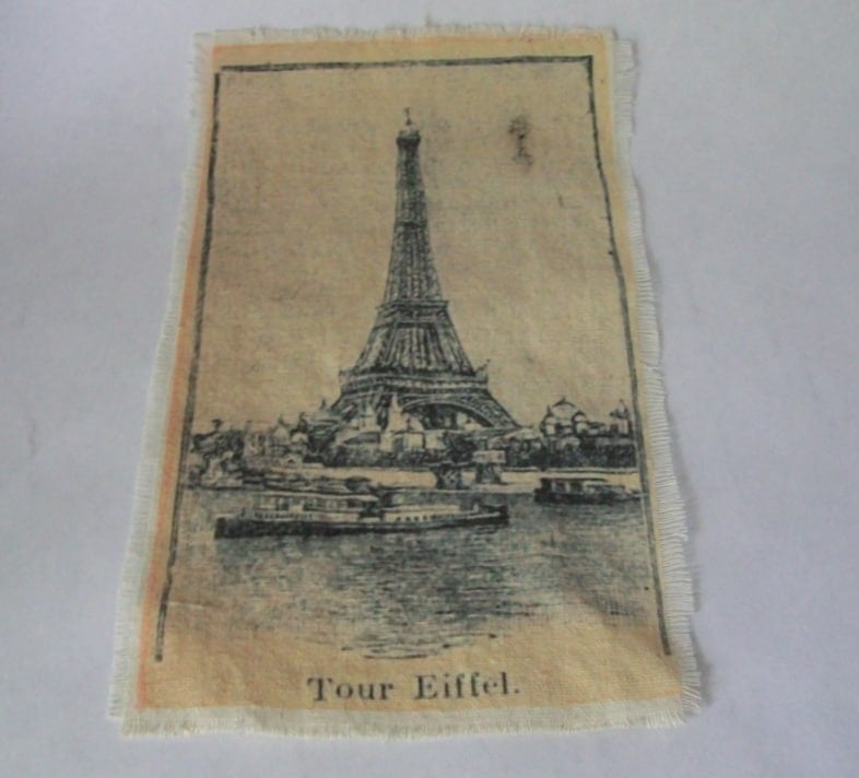 eiffel tower printing on fabric