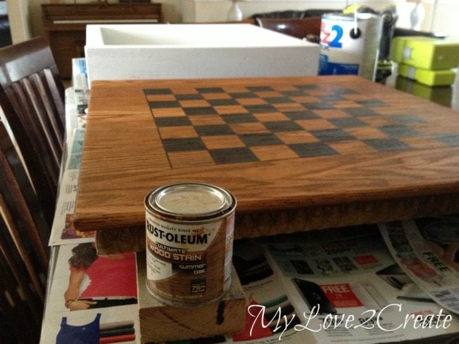 Staining board