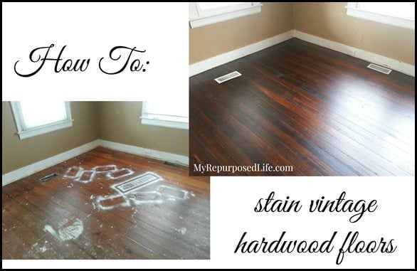 MyRepurposedLife-stain-vintage-hardwood-floors