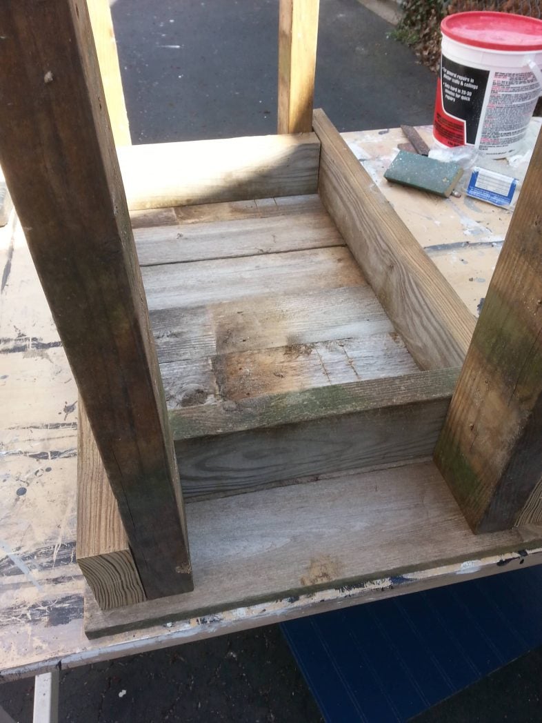 picket fence bench
