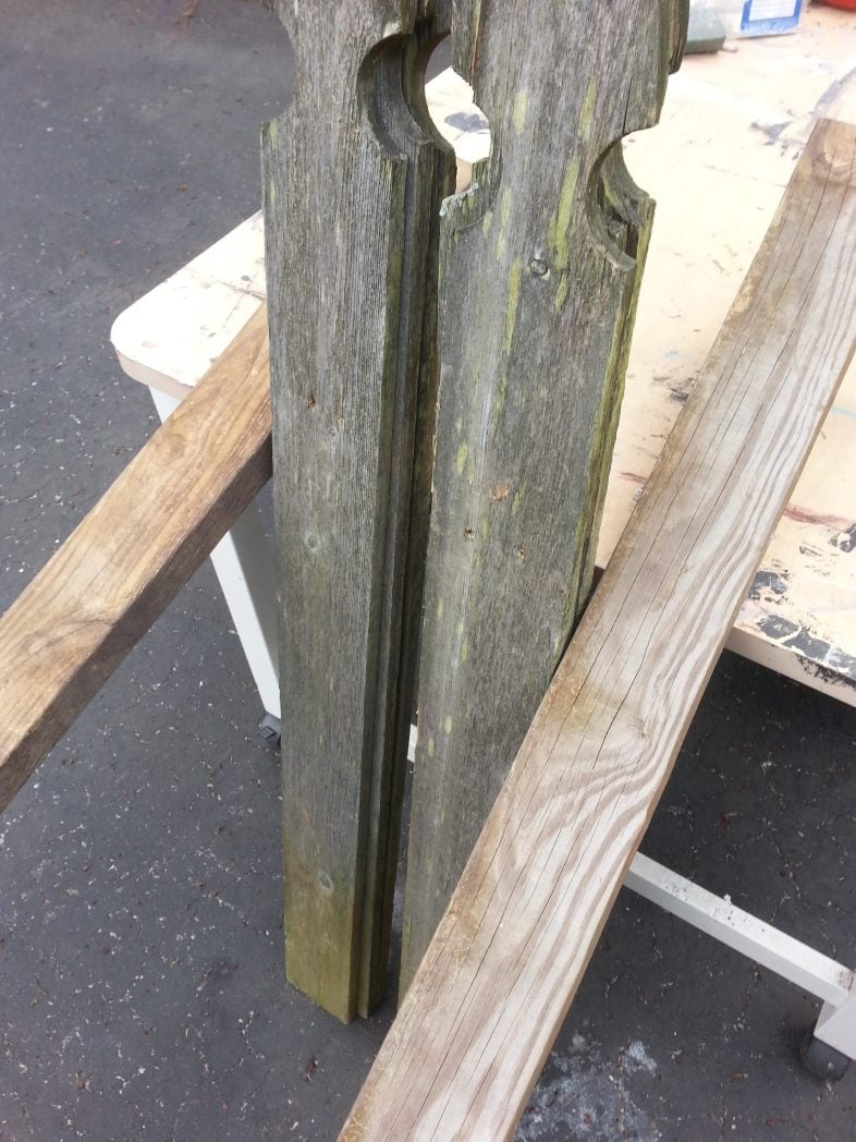 reclaimed picket fence
