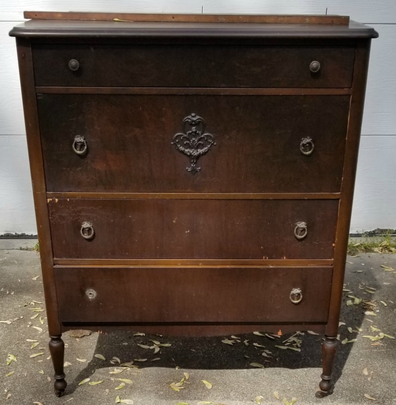 antique chest of drawers makeover