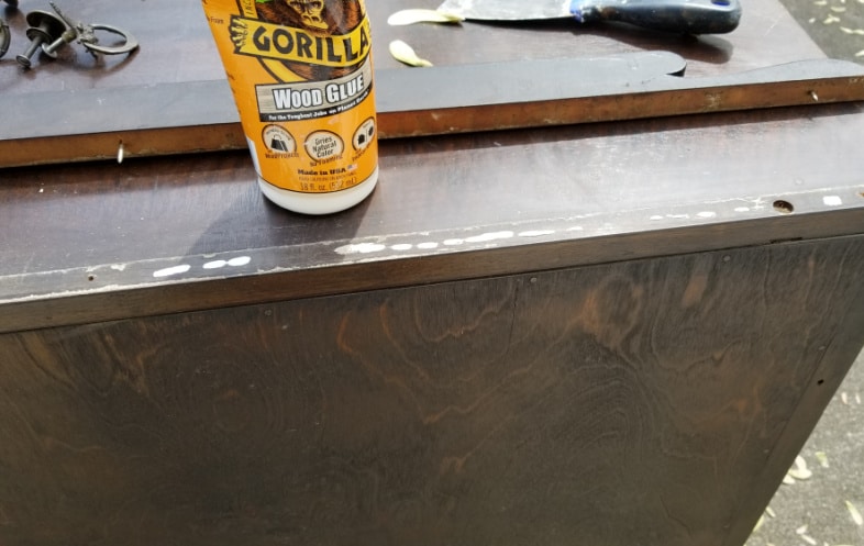 make repairs on antique chest of drawers