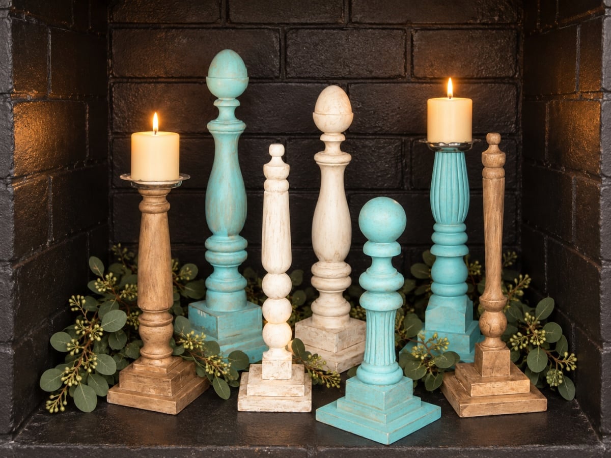 Spindle Candlesticks