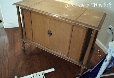 repurposed record player