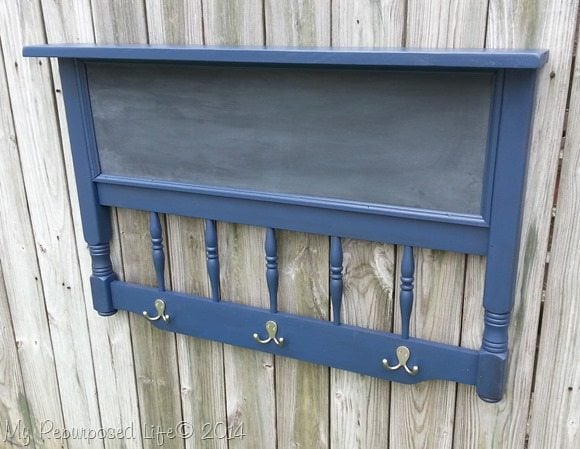 repurposed-headboard-coat-rack-chalkboard