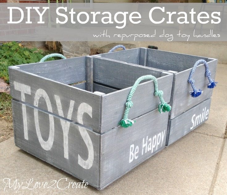 DIY Storage Crates