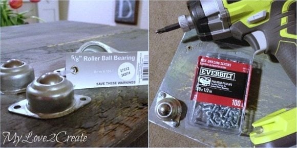 adding roller ball bearing casters