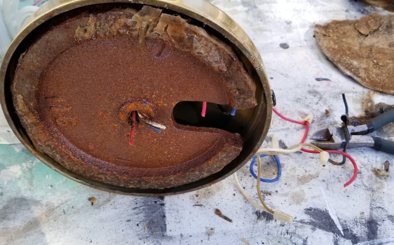 how to gut a repurposed lamp