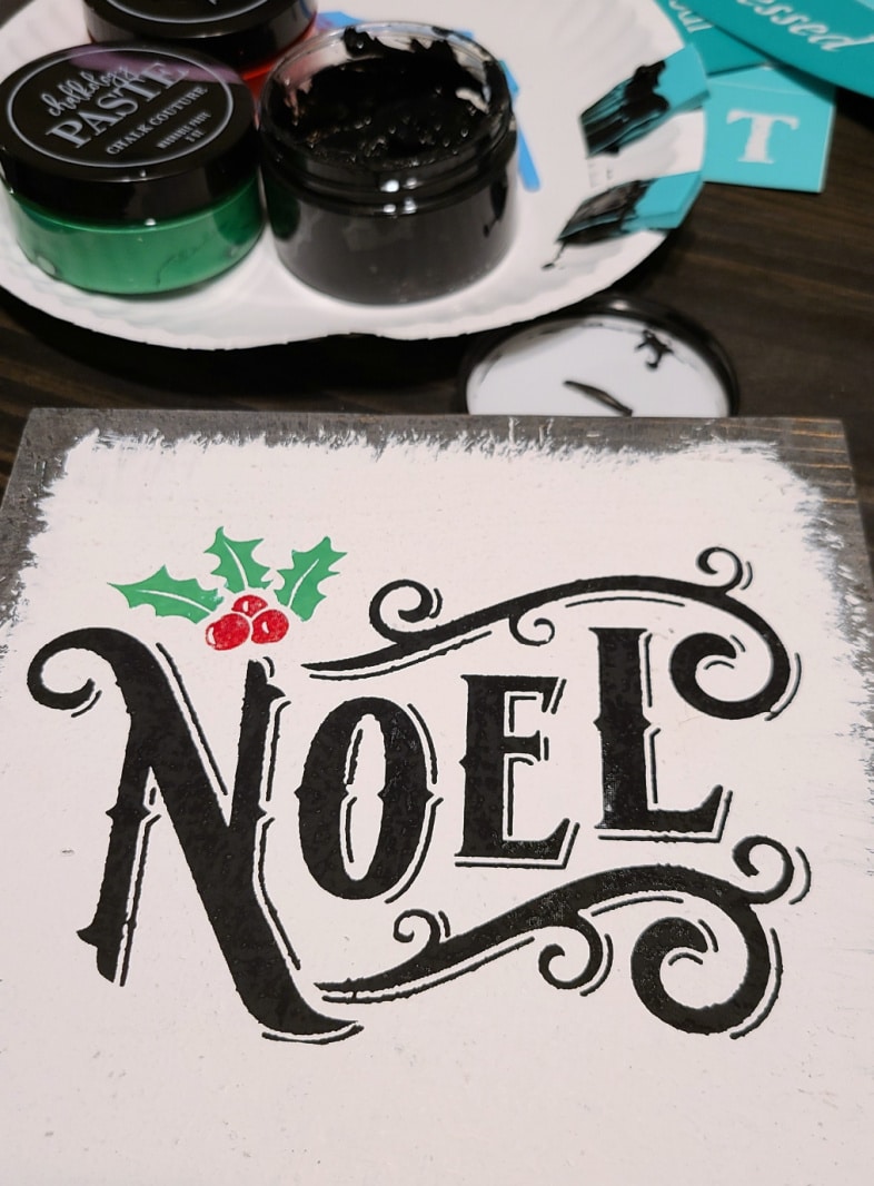 NOEL scrap wood Christmas Decor
