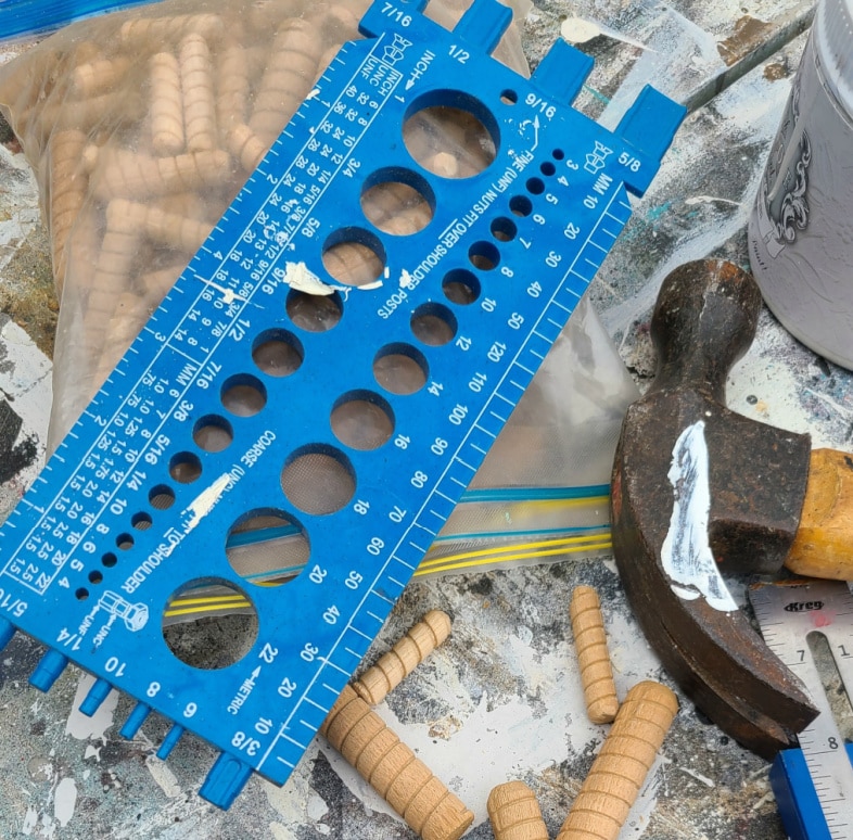 how to attach wood block to spindle