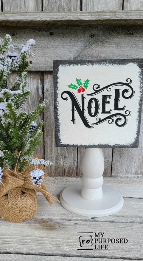 scrap wood Christmas Decor NOEL sign MyRepurposedLife scrap wood Christmas Decor NOEL sign MyRepurposedLife