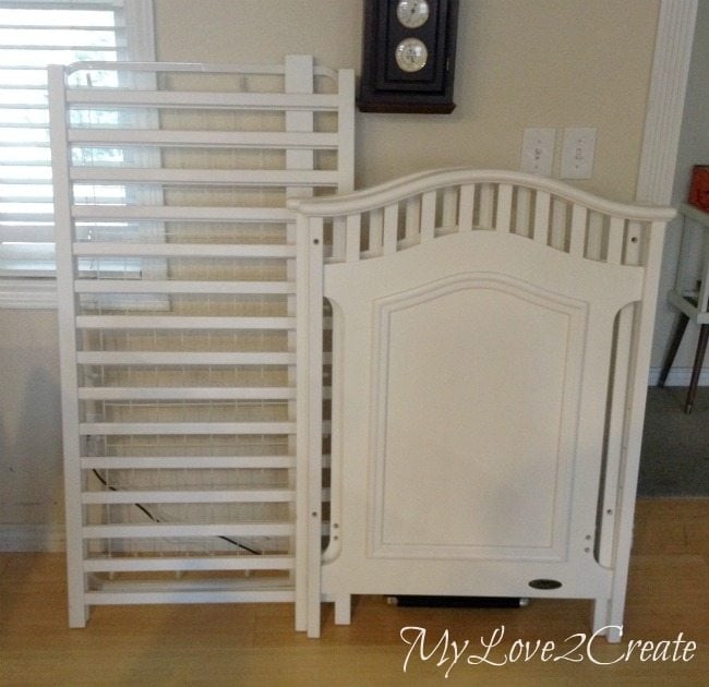 MyLove2Create: Repurposed Crib into Dog Crate
