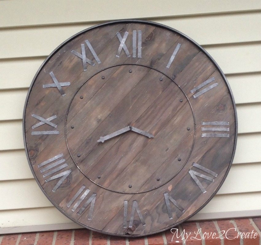 MyLove2Create, Large Rustic Clock