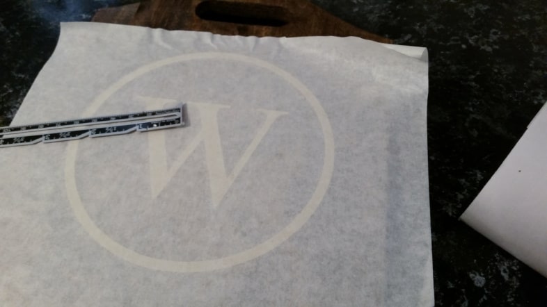 monogram for iPad stand