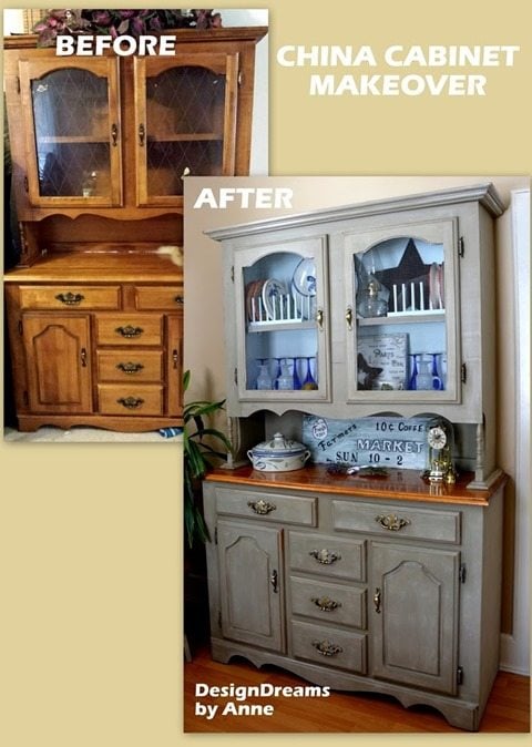 China Cabinet Before & After