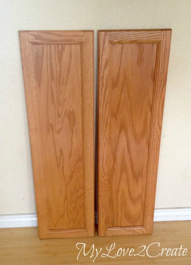 cupboard doors before