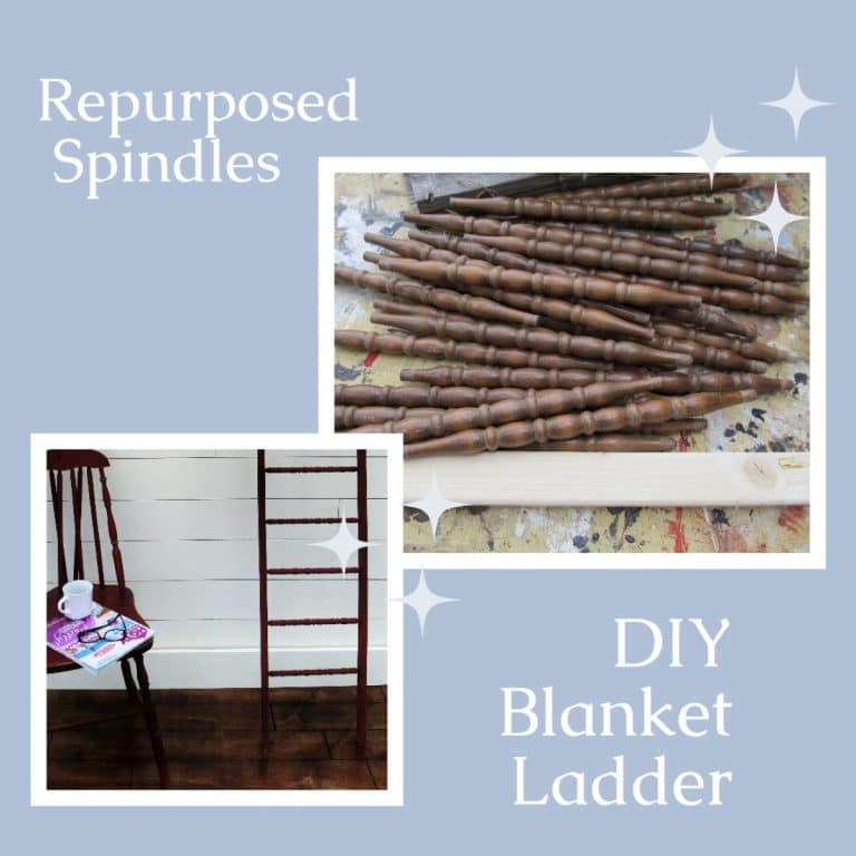 DIY Blanket Ladder
