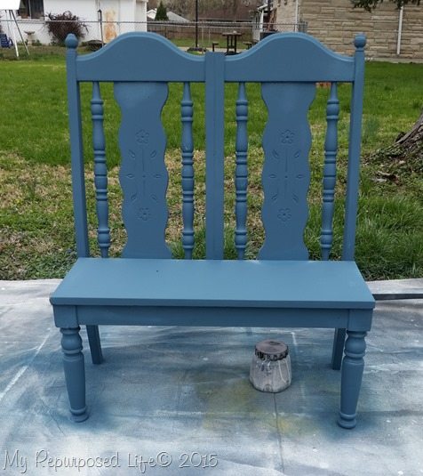 small-blue-chair-bench